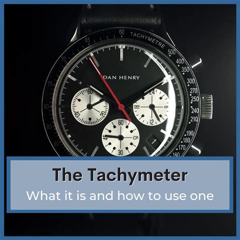 tachymeter watch how to use.